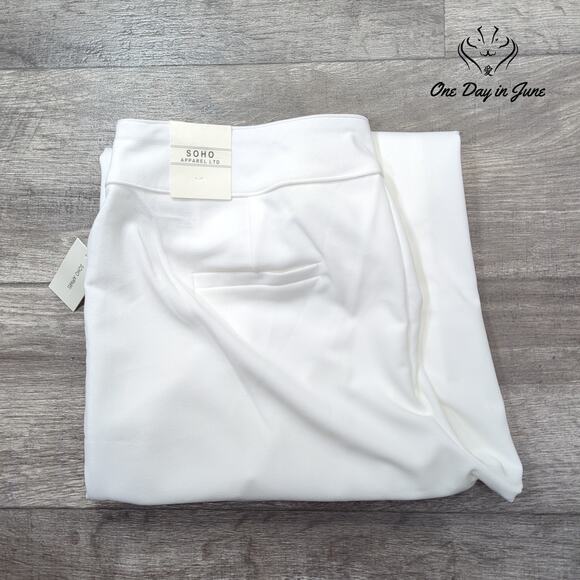 SOHO Apparel Wide Leg Crop Pants Size XL - Picture 6 of 6